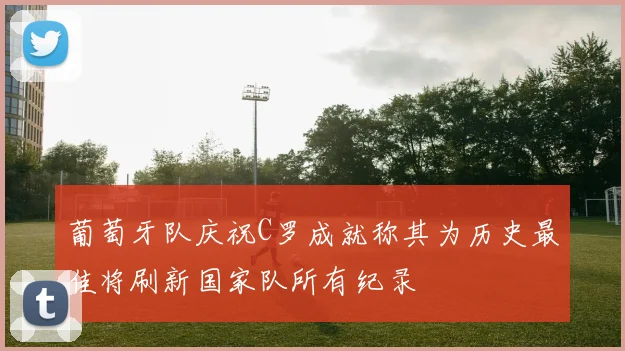 葡萄牙队庆祝C罗成就称其为历史最佳将刷新国家队所有纪录